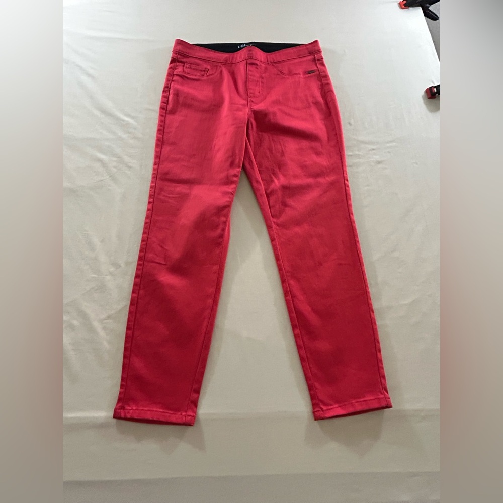 FDJ French Dressing Pants Jeans Pull-On Stretch Pink Size 12